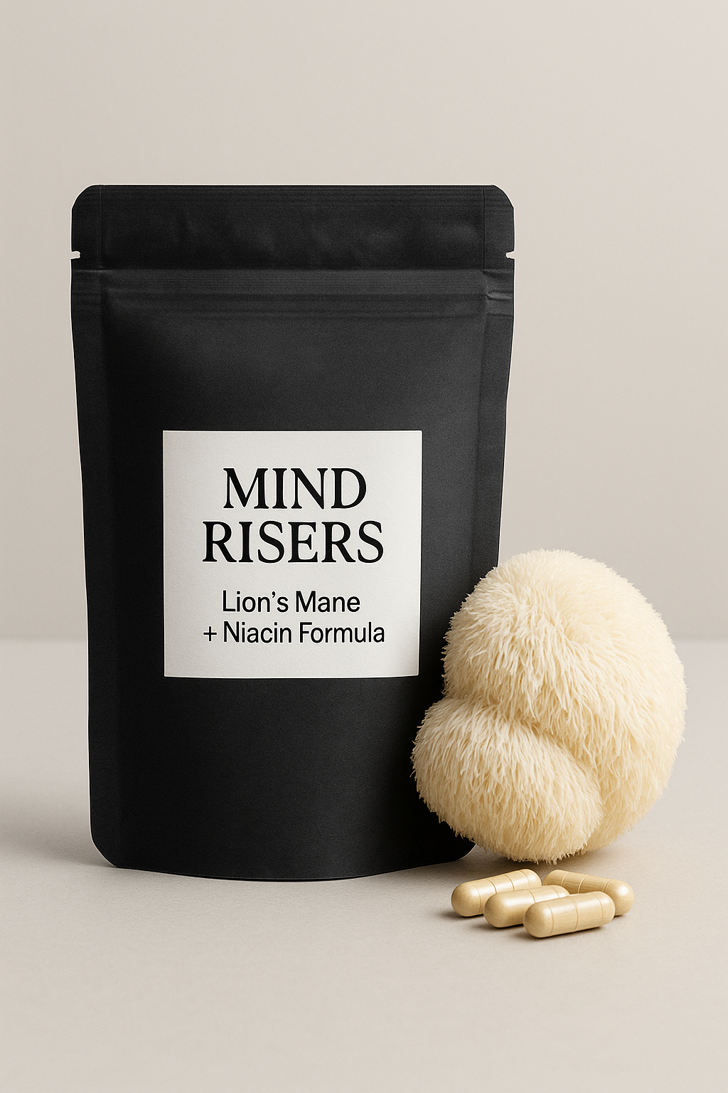 Lions Mane + Niacin Formula | Capsules