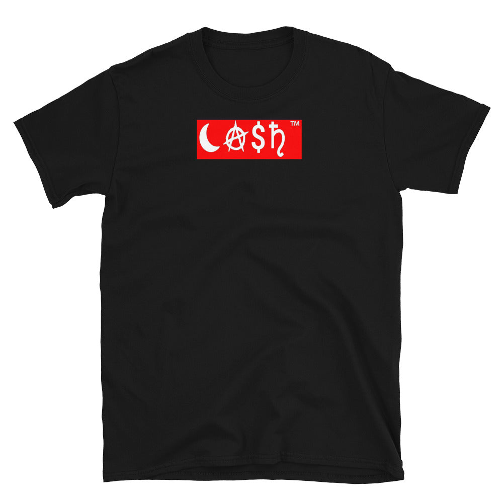 CA$H Block Tee Red - The Columbian Exchange Group