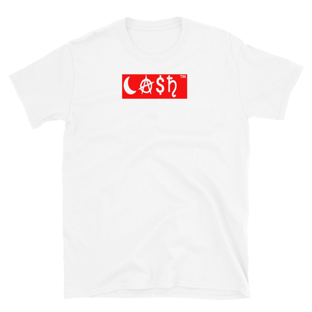 CA$H Block Tee Red - The Columbian Exchange Group