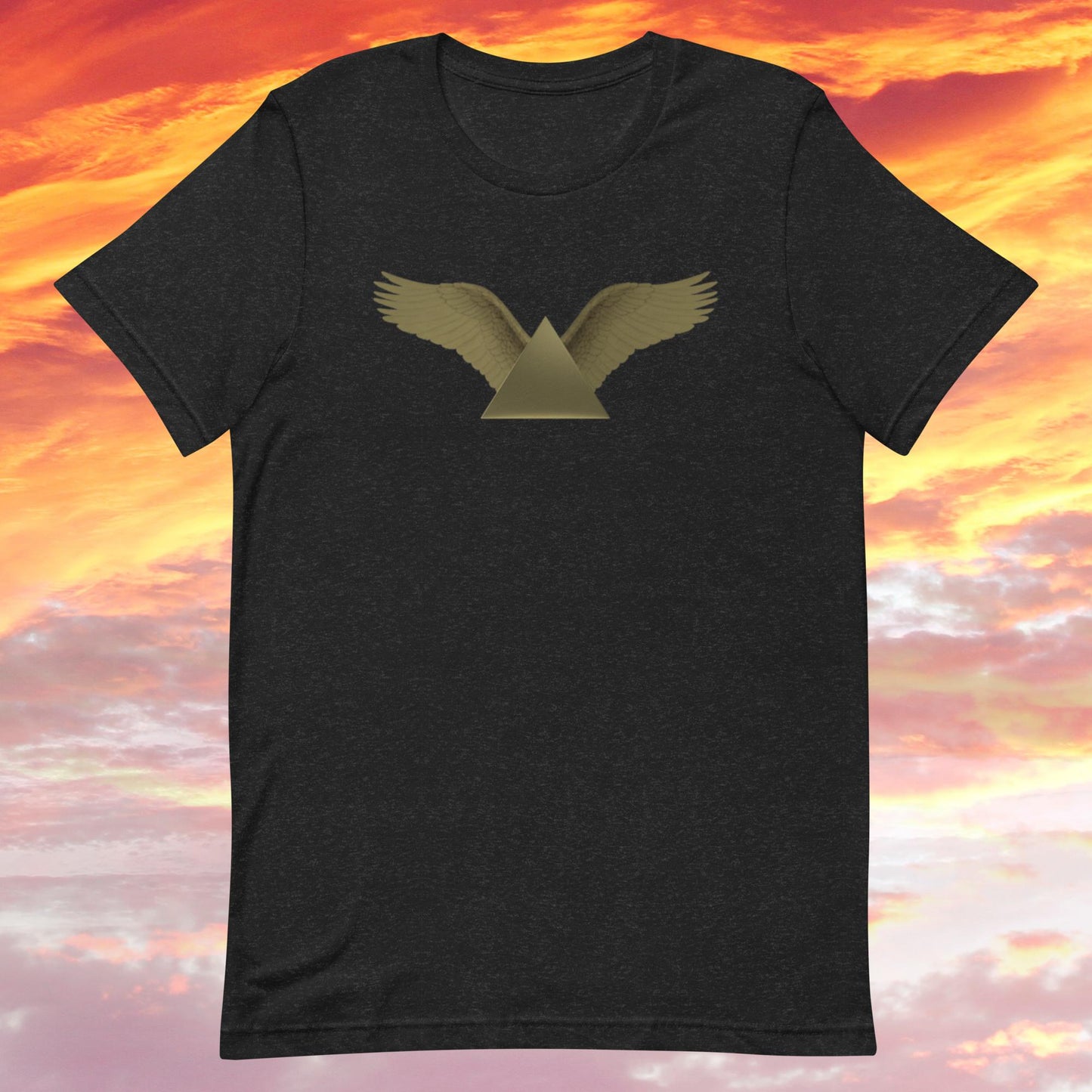 Triangle with Wings Graphic Tee