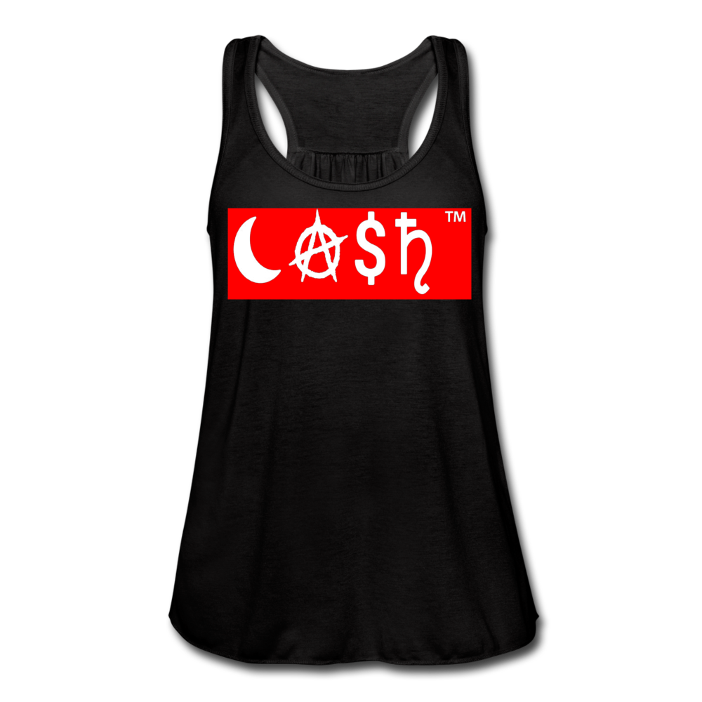 CA$H Women's Tank | Red & White - black