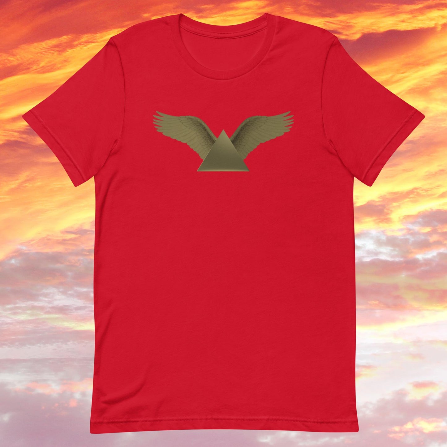 Triangle with Wings Graphic Tee