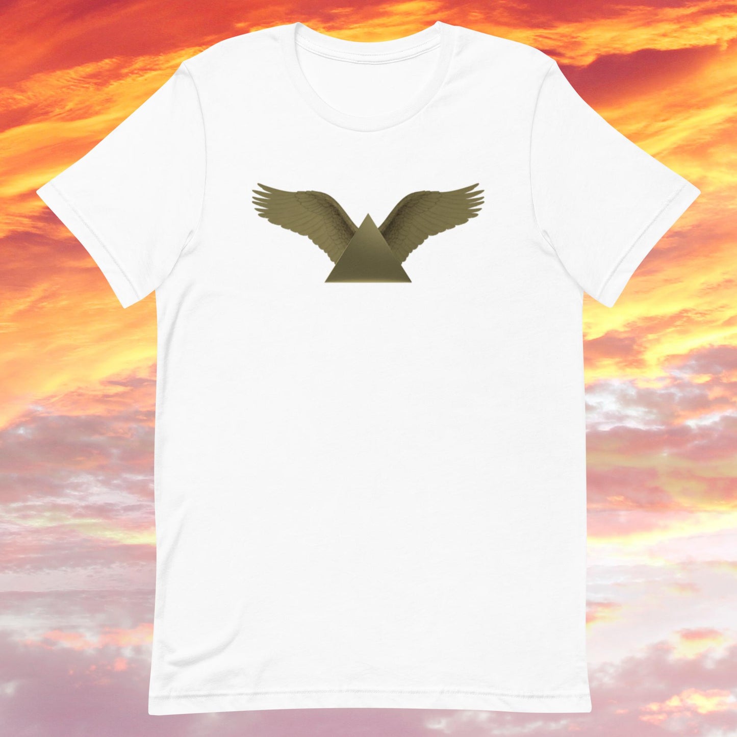 Triangle with Wings Graphic Tee