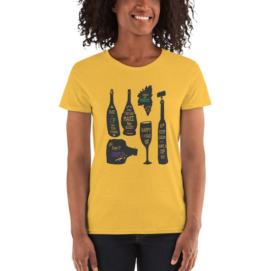 Take a Sip Women's Tee | Happy Hours - The Columbian Exchange Group